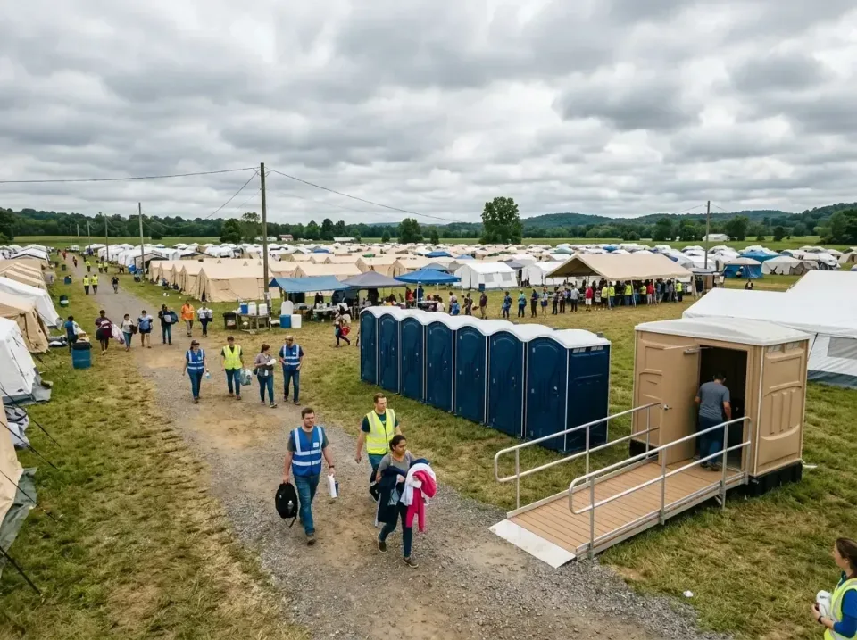 disaster-relief-camp-restrooms-010 — frequently asked questions, Dumpster & Portable Bathrooms Rental in Portage, PA